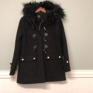 Black pea coat